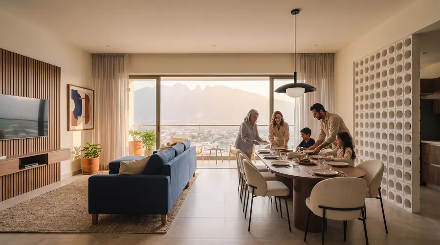 Sala y comedor del tipo C
