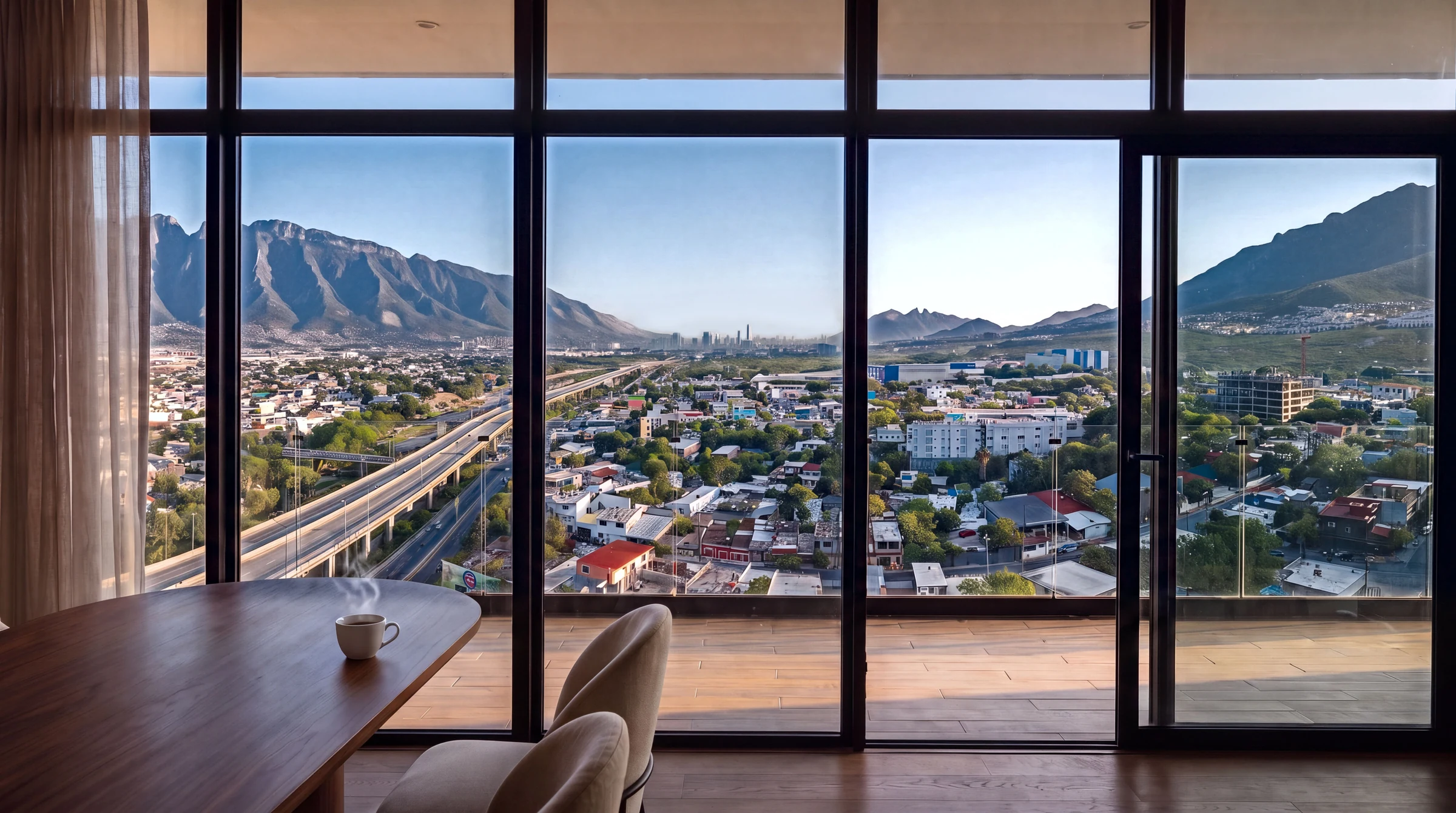 Vista desde el comedor